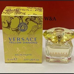 Brand New in Box Womens Versace Yellow Diamond Mini Perfume 0.17 fl.oz